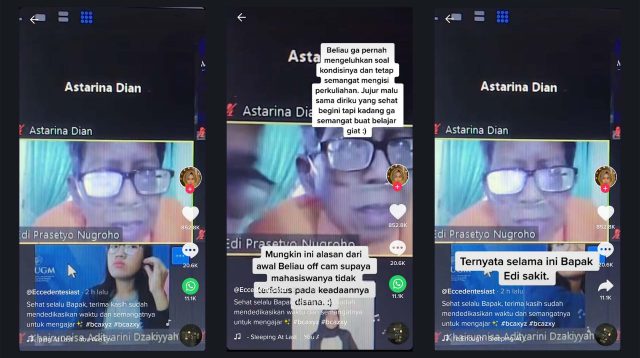 Dosen Mengajar Daring Meskipun Kondisi Sedang Sakit