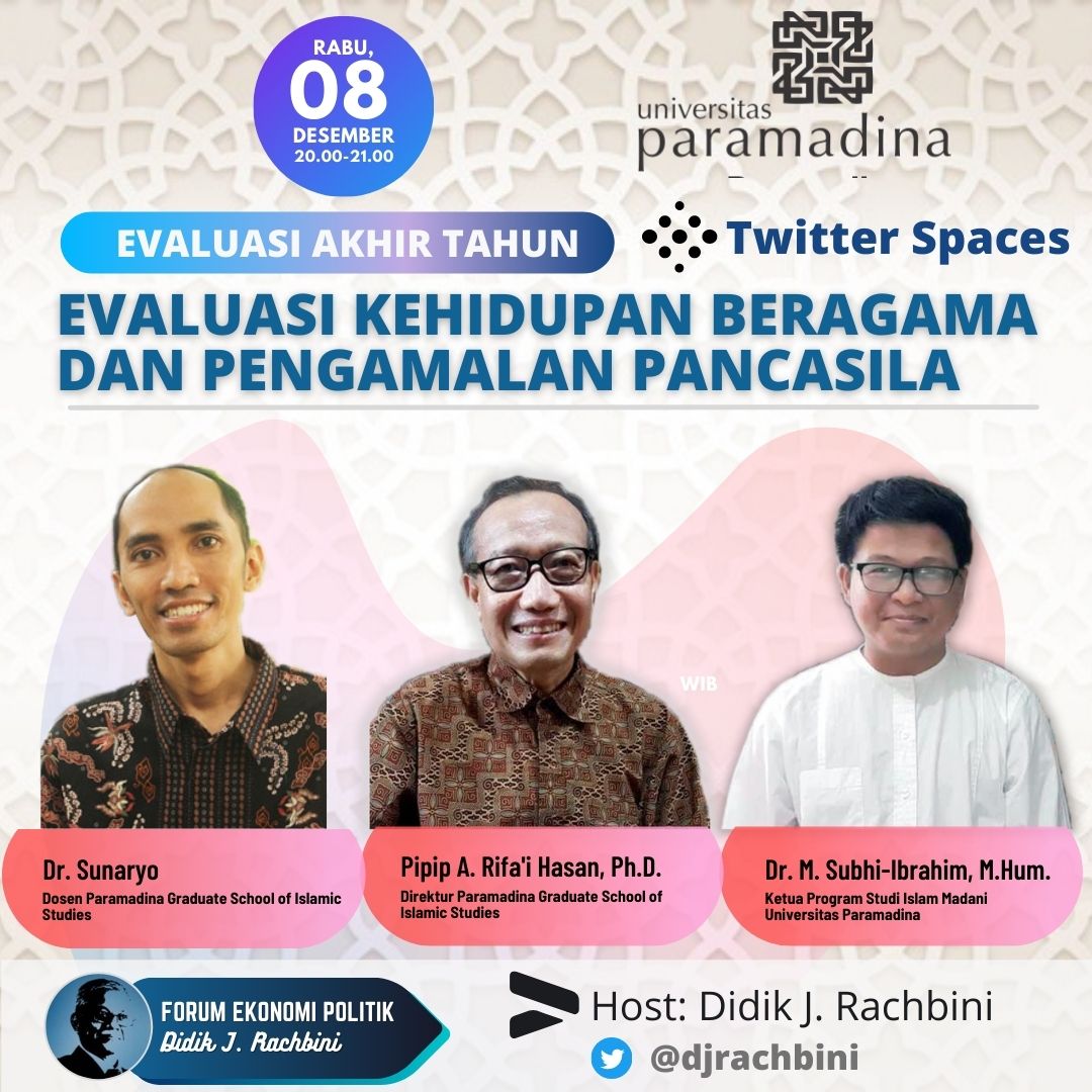 Evaluasi Kehidupan Beragama dan Pengamalan Pancasila